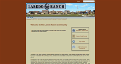 Desktop Screenshot of laredoranchhoa.com